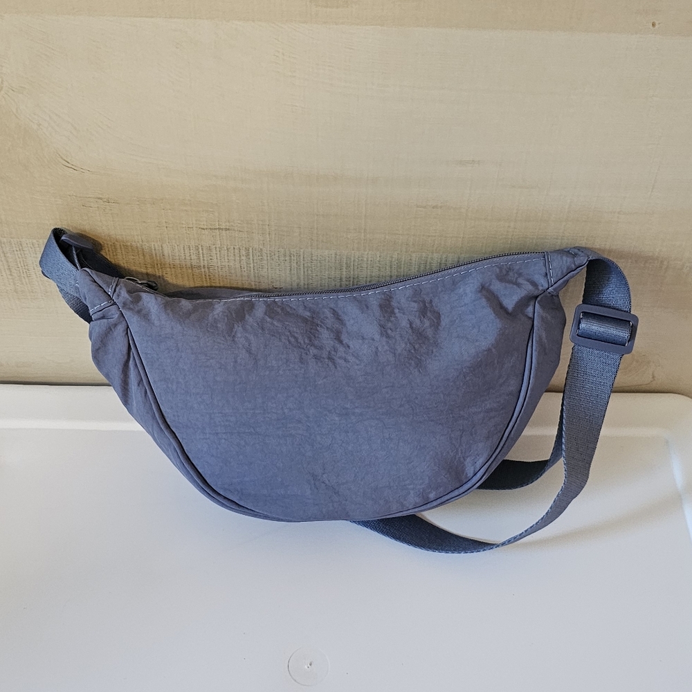 Blue Nylon Shoulder/Crossbody Bag